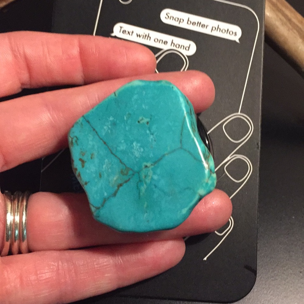 Turquoise slab pop socket - Picture 3 of 3